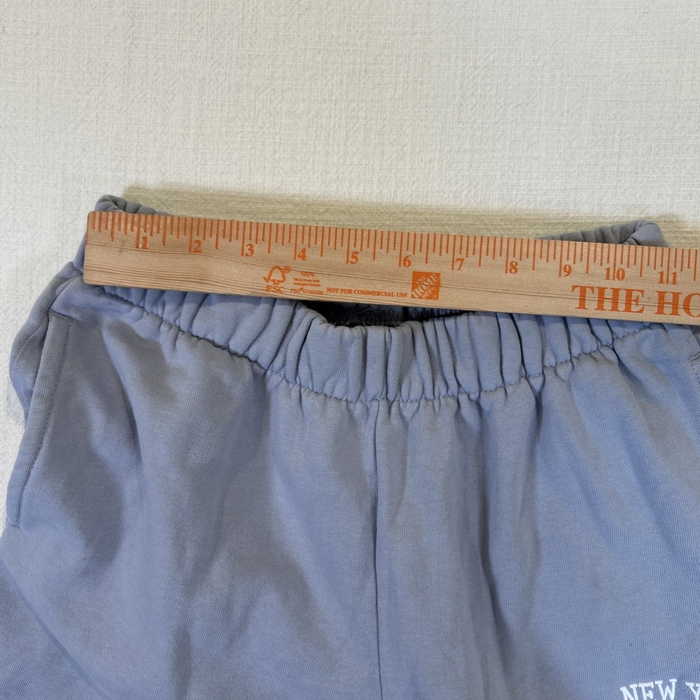 Women Gray Sweatpants New York N.Y. Logo Pockets Jogger XS/S READ - Picture 14 of 15